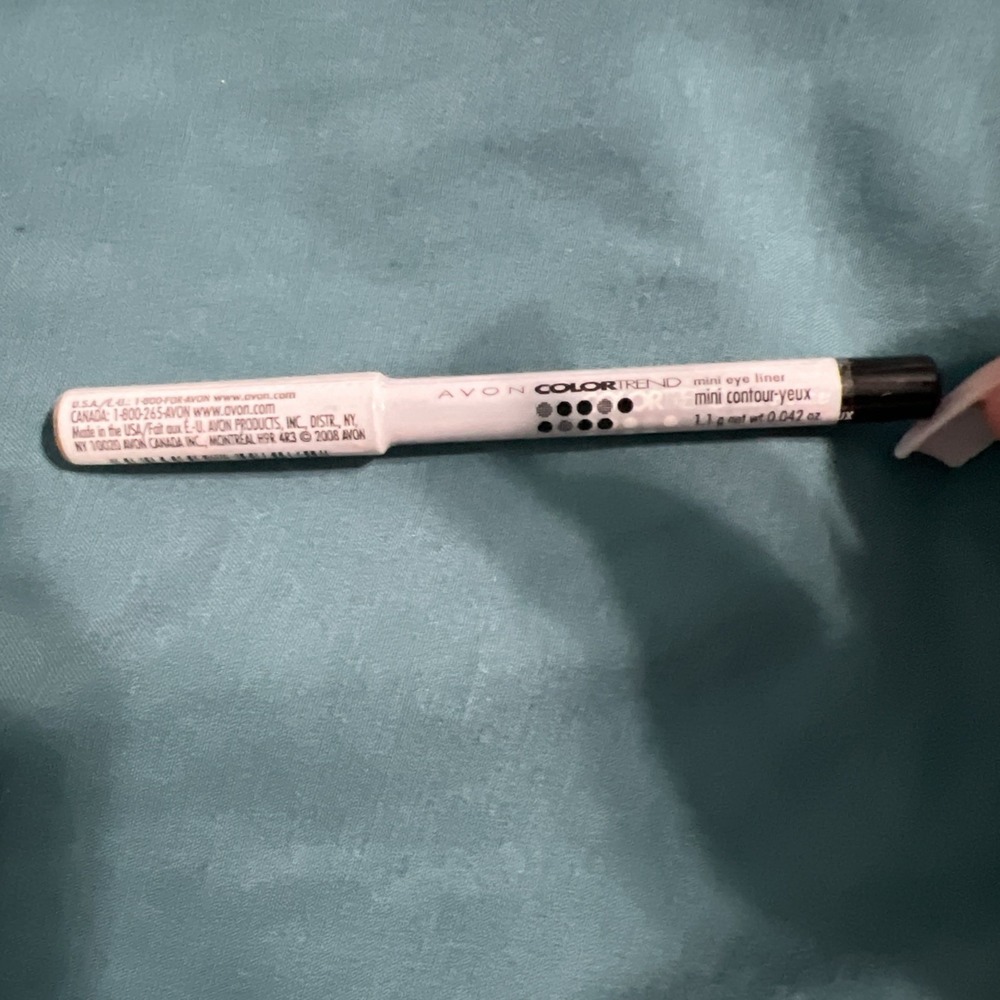Avon Color Trend Mini Eye Liner Pencil In Black New Sealed 2008